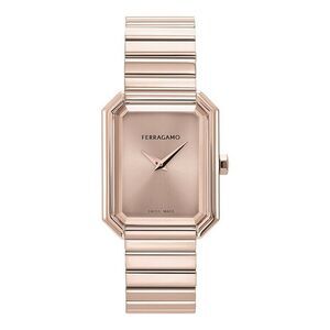 Ferragamo  Crystal Bracelet Watch Rose Gold Womens